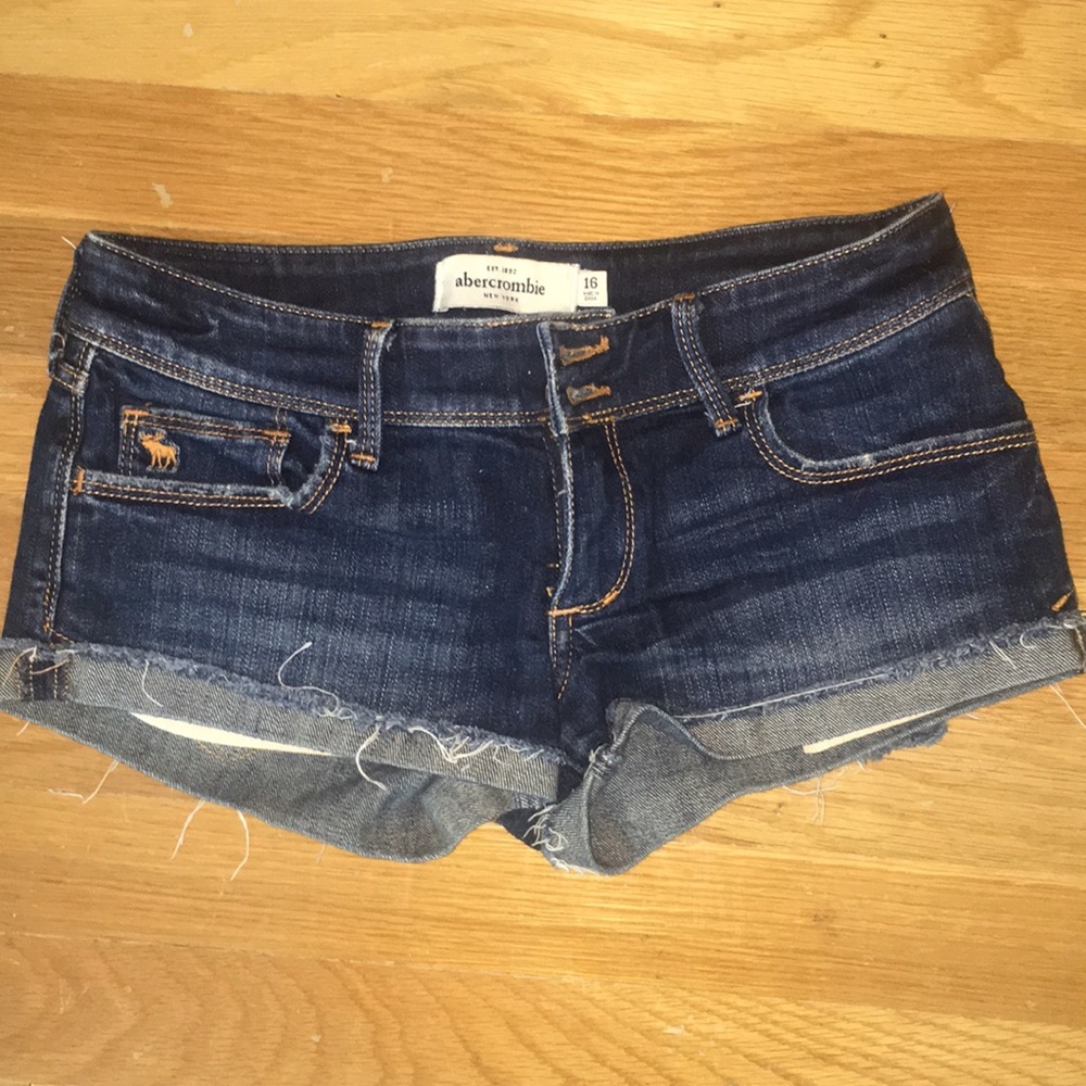 Abercrombie kids jean shorts